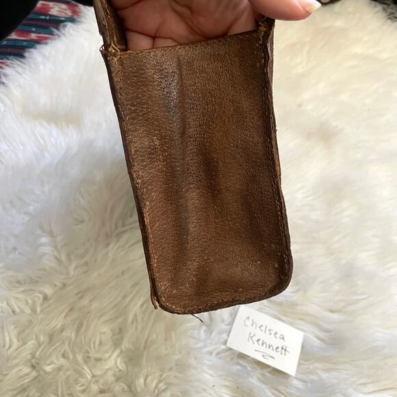 Gucci Vintage Clutch Brown Web Bag Logo Monogram Interlocking GG Stripe - Picture 4 of 16